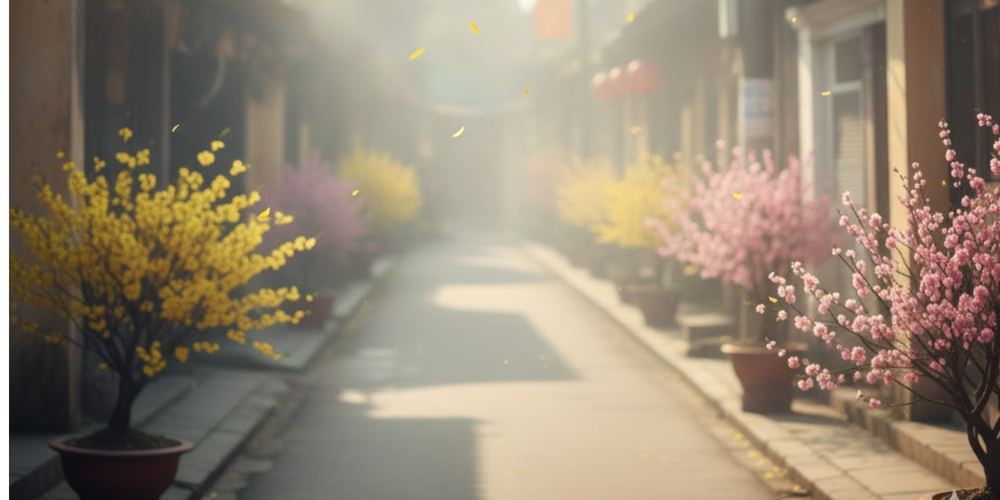 1. Gió xuân khẽ nâng những cảm xúc đã ngủ quên